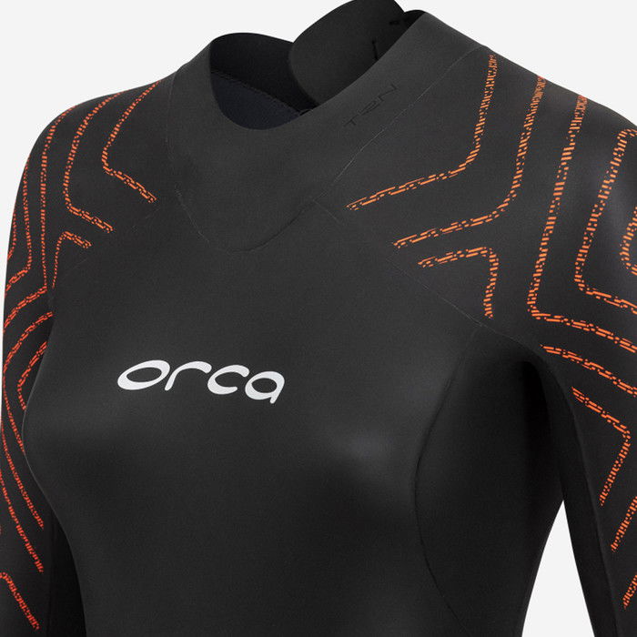 2024 Orca Womens Vitalis TRN Back Zip Open Water Swim Wetsuit NN684601 - Black